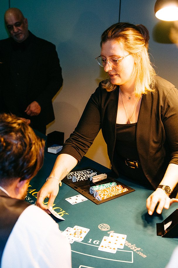 Blackjack-Croupier